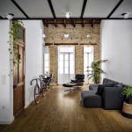 Diseño de loft monoambiente moderno – construcciones simples