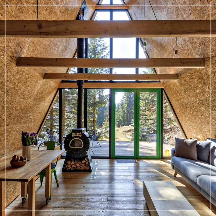 Casa alpina, un diseño de cadera que dará que hablar y te inspirará