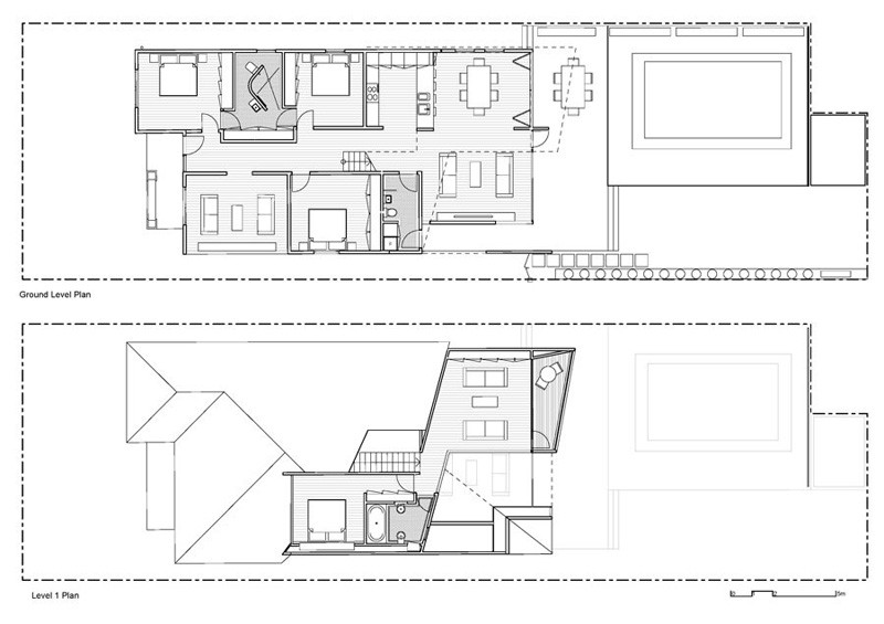 Casa Híbrida mostramos como mediante una renovación se convierte en una moderna vivienda de dos pisos 4