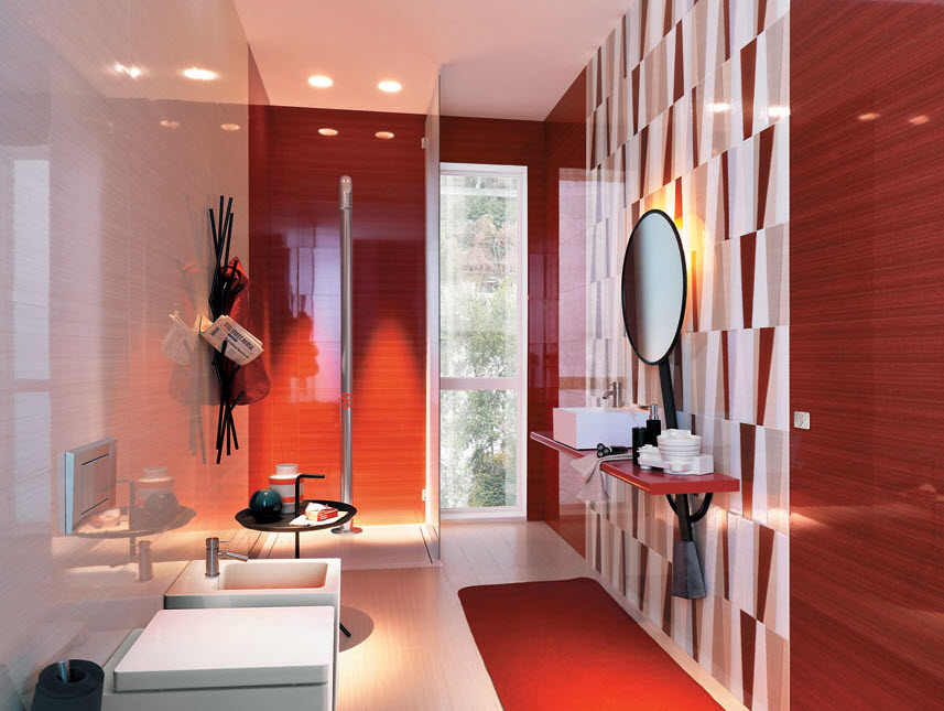 Cerámicas para cuartos de baño, diferentes modelos y colores así como