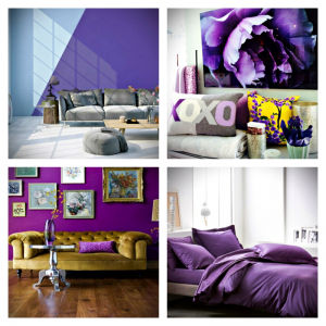 diseño interior color violeta