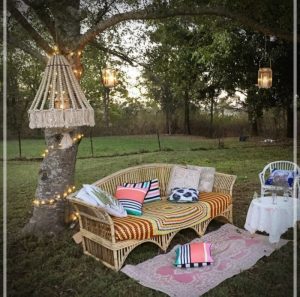 patio boho chic