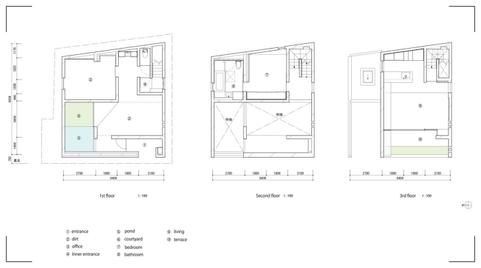 casa de 3 pisos planos