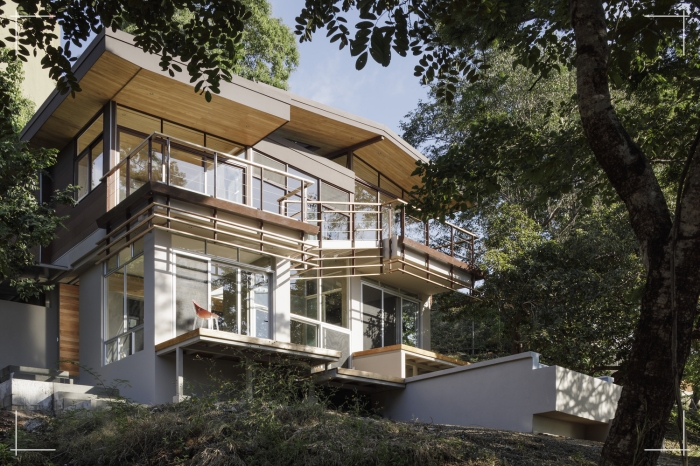fachadas de casas modernas de 2 plantas
