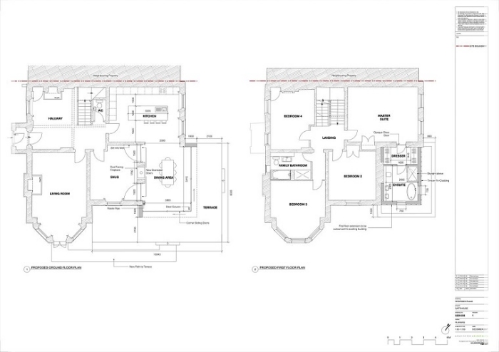 planos de casa de 2 plantas moderna