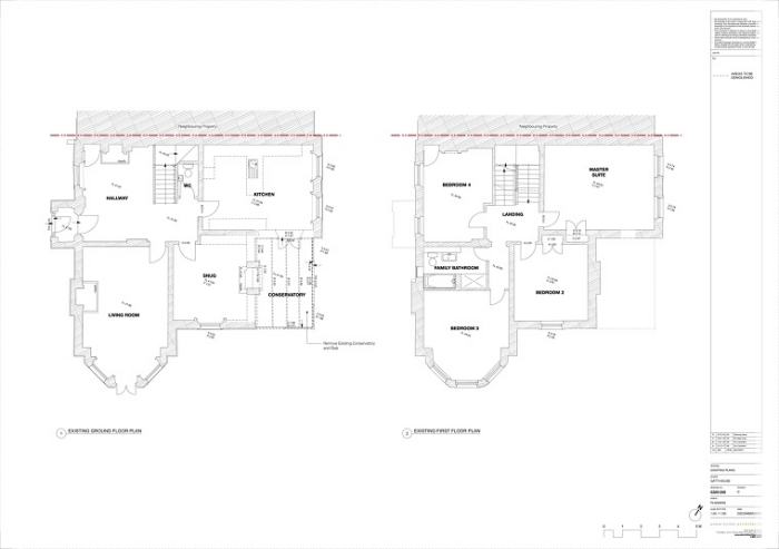 planos de casa de 2 plantas moderna