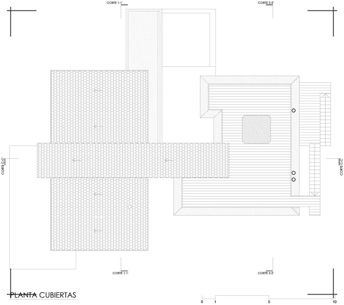 plano de casa minimalista de 2 plantas