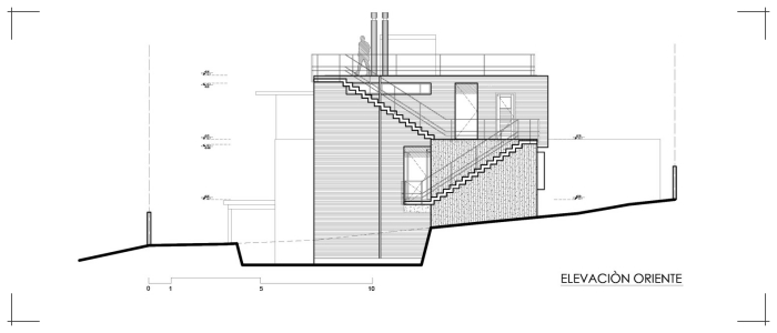 plano de casa minimalista de 2 plantas