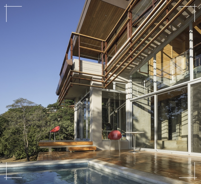 fachadas de casas modernas de 2 plantas