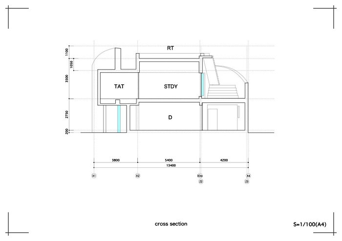 plano de casa de concreto