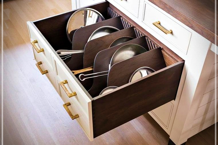 como organizar los cajones de la cocina