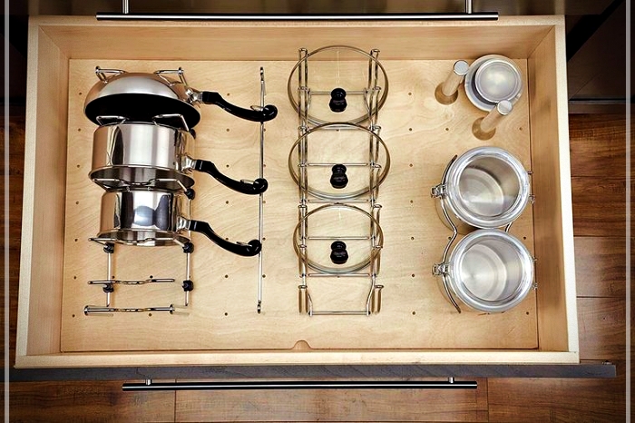 como organizar los cajones de la cocina