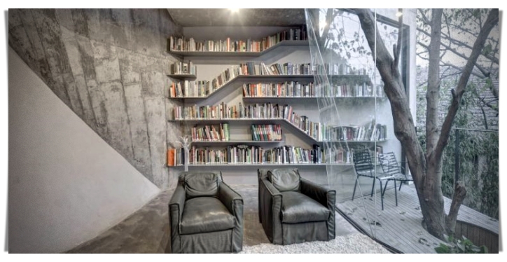 biblioteca en casa