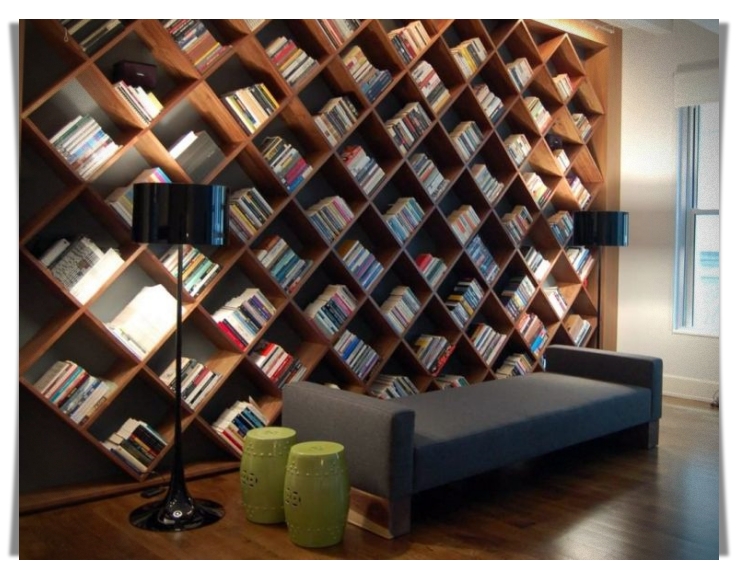 biblioteca en casa