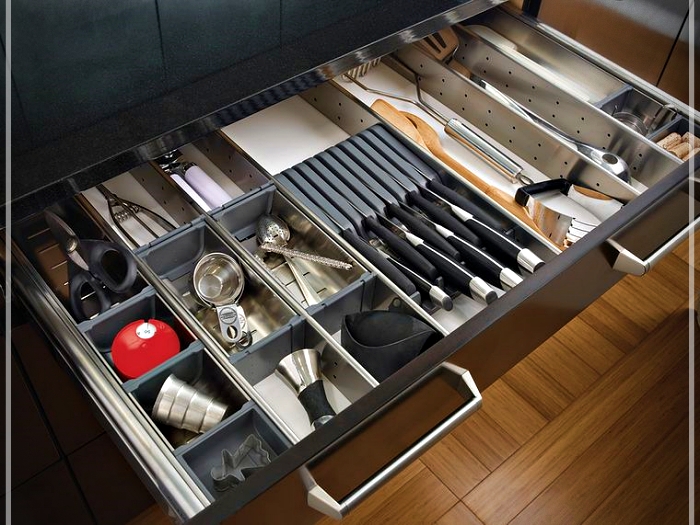 como organizar los cajones de la cocina