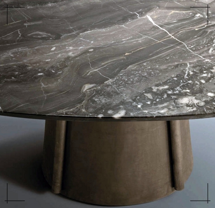 mesas con encimeras de mármol