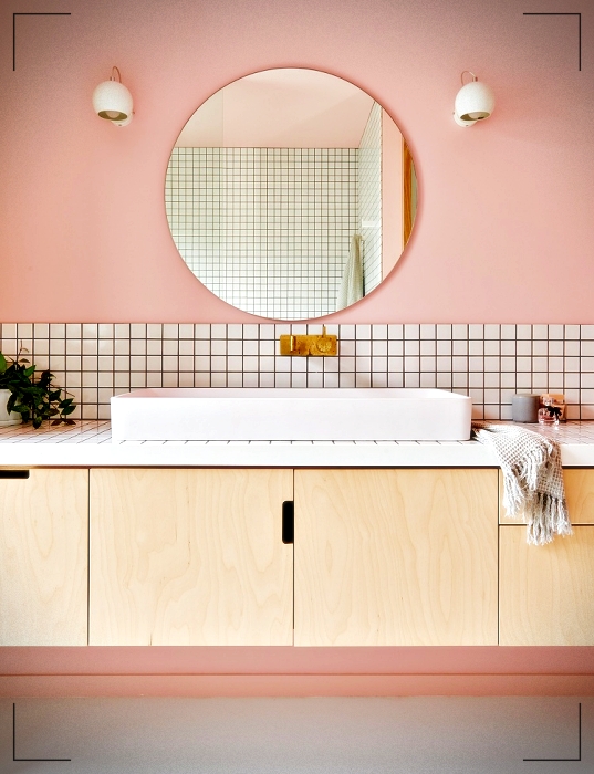 color rosa en el diseño interior