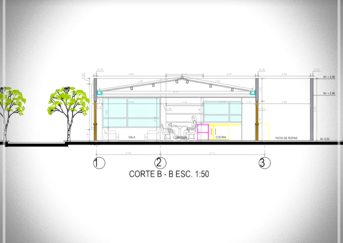 planos de casa minimalista moderna