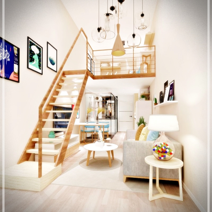 escaleras de madera para interior