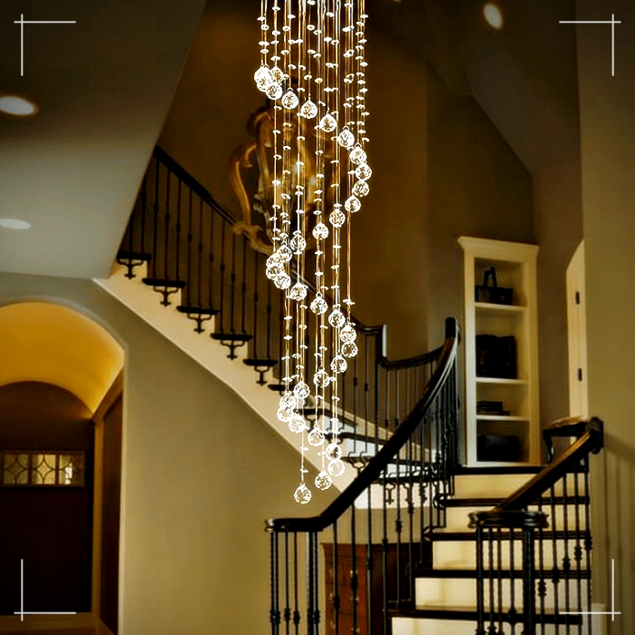 iluminación para escaleras