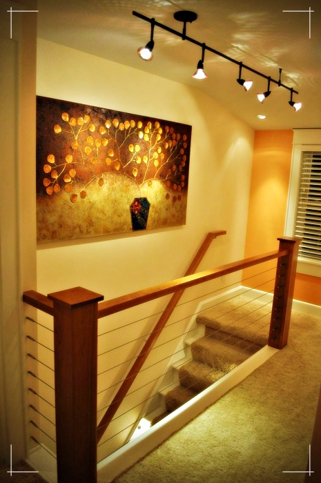 iluminación para escaleras