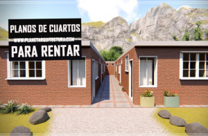 Planos de cuartos para rentar 10x20