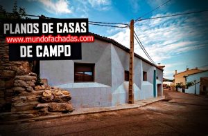 planos y fachadas de casas de campo
