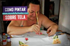 cómo pintar sobre tela