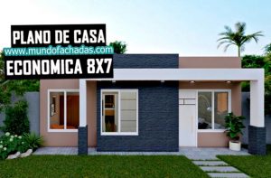 Plano de casa 8x7