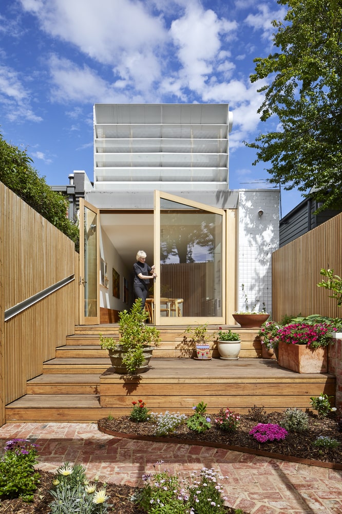 Patios modernos con plantas