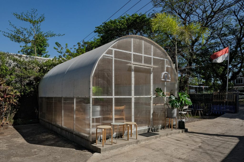 Fachada de cafetería