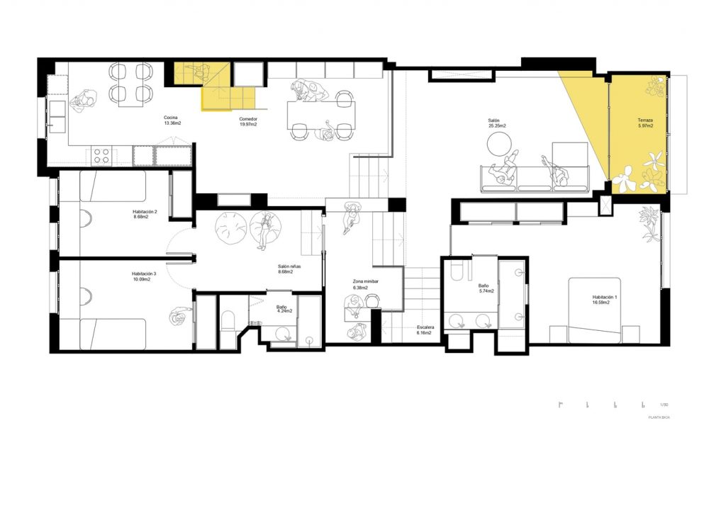 Planos de apartamentos modernos