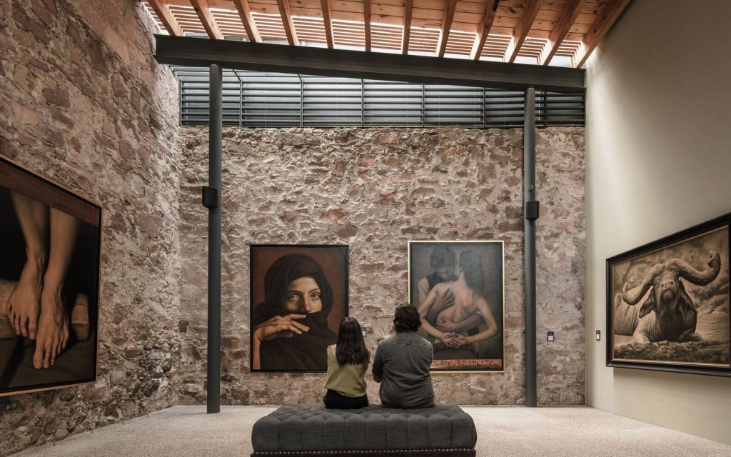 Diseño interior de museo