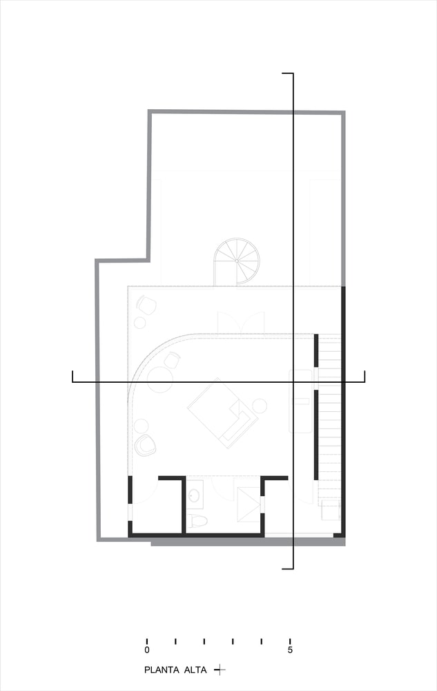 Plano de casas mexicana de 2 plantas