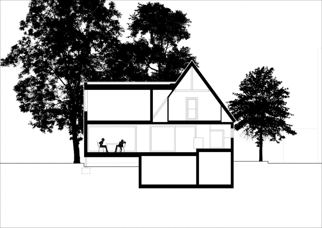 casa sostenible de 2 pisos planos