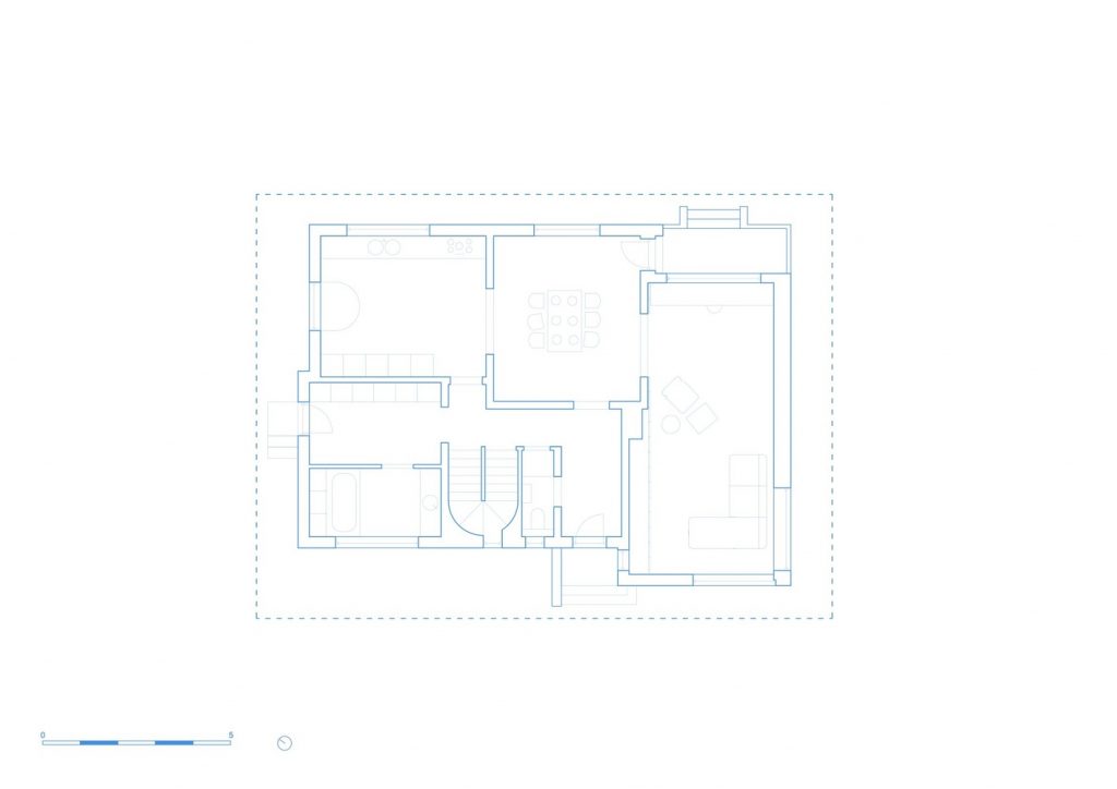 Planos de ampliación de una casa de 2 pisos