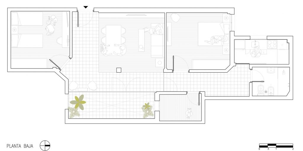 planos interiores de casas modernas