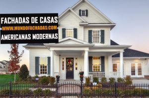 fachadas de casas americanas