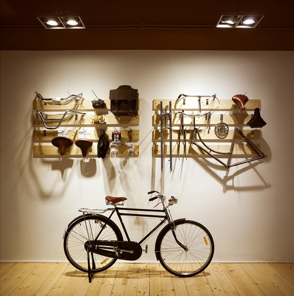 diseño interior de bicicletería