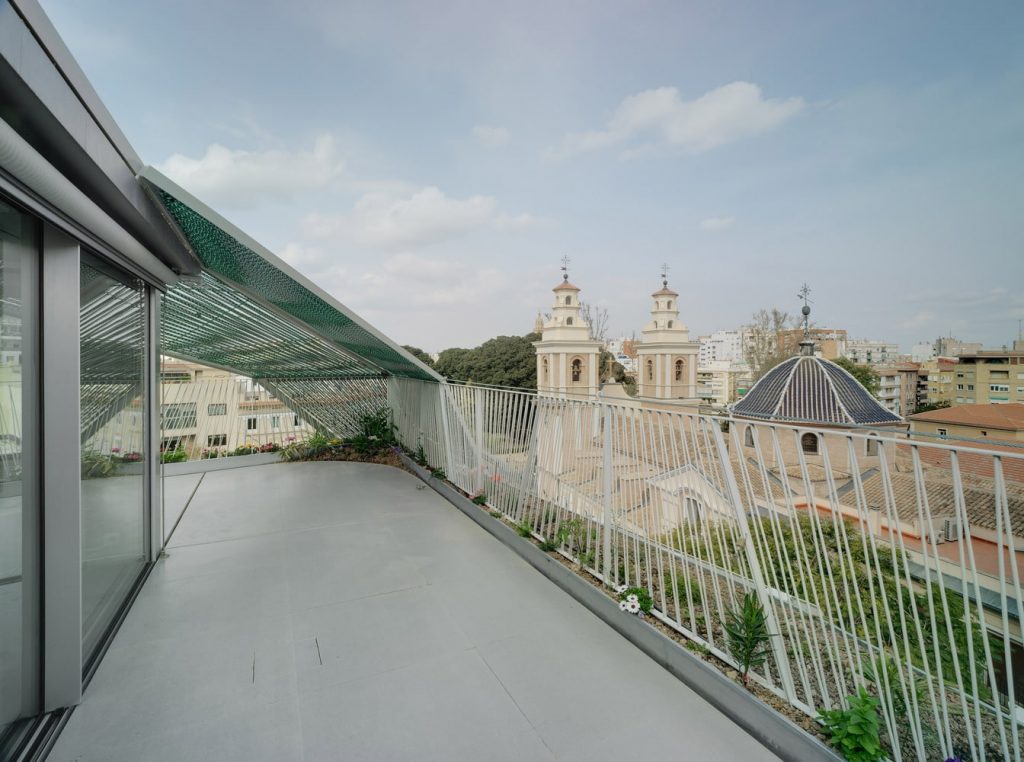 terraza del edificio