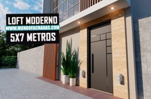 Loft moderno de 5×7 metros