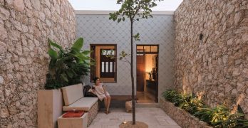 casa en terreno estrecho