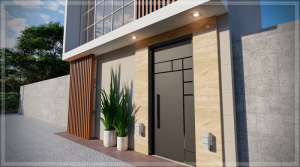 Diseño de cocian para loft pequeño
