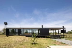 fachada de casas industriales