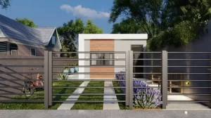 plano de casa 6×12 metros con piscina