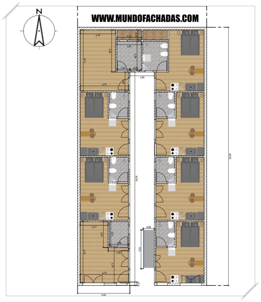 planos de cuartos para rentar 10x20 Planos de cuartos para rentar 10x20