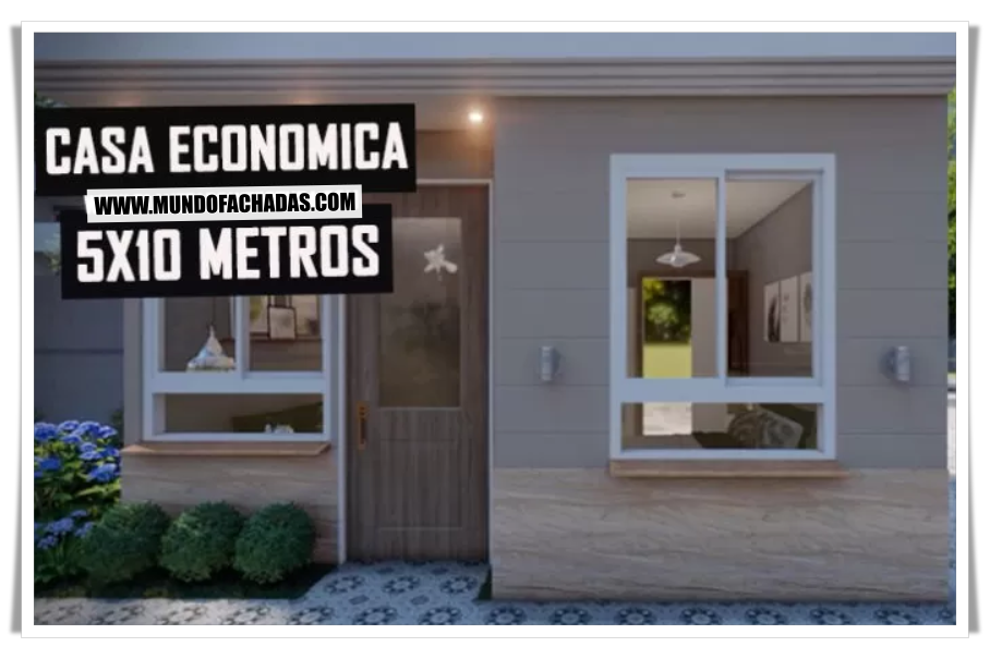 casa economica 5x10 metros