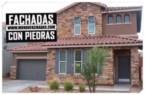 fachadas de casas en piedra